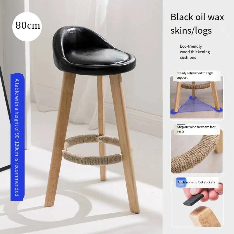 Chaise haute bureau style Scandinave