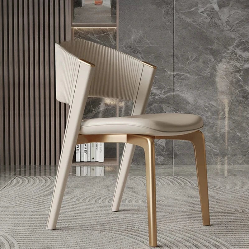 Chaise de réunion cuir véritable