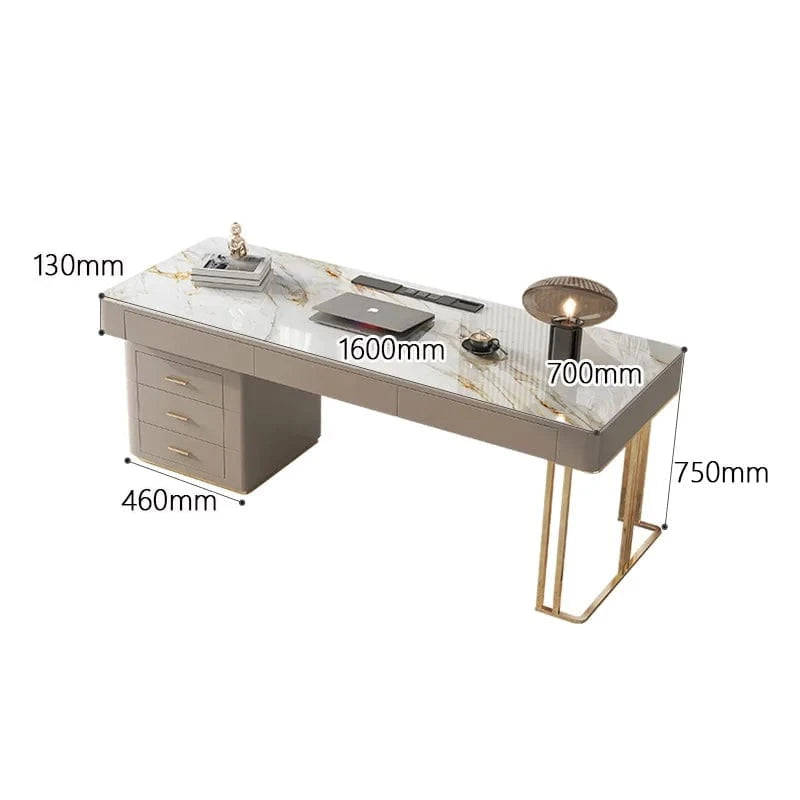 Bureau dessus marbre