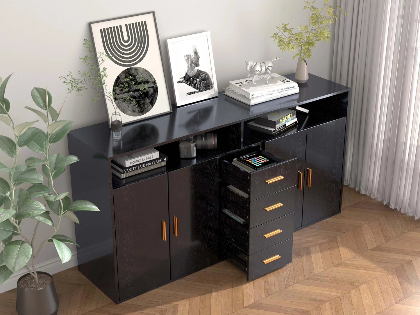 Meuble rangement bureau design haut de gamme