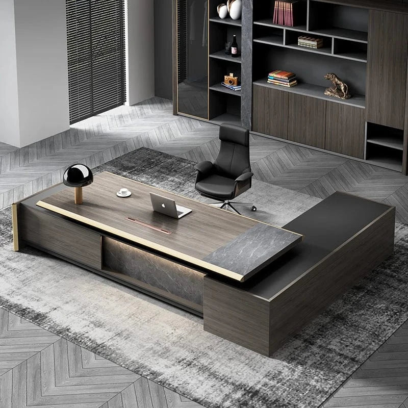 Bureau de direction en bois design moderne
