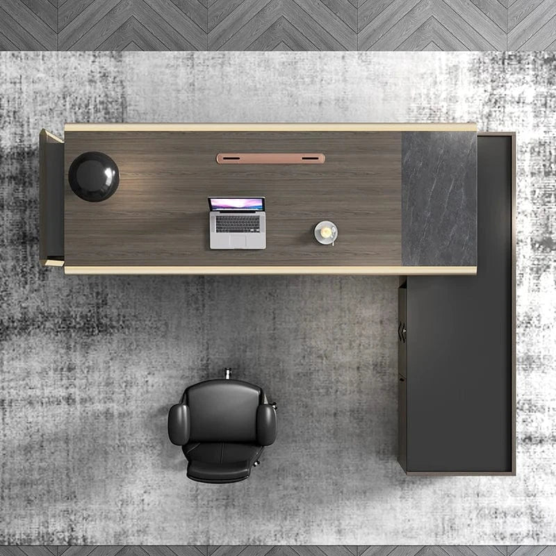 Bureau de direction en bois design moderne