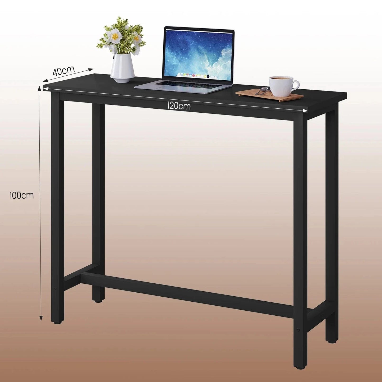 Table haute de travail bureau