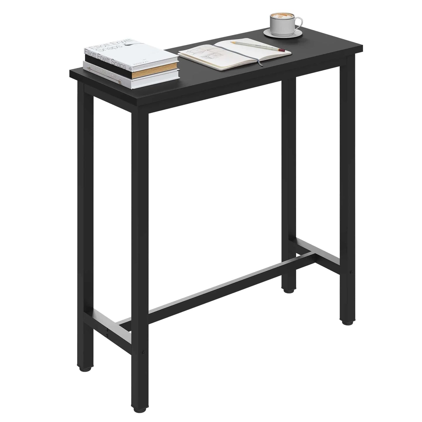 Petite table haute noire