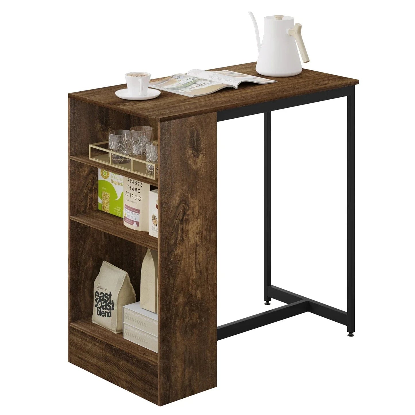 Table haute style scandinave