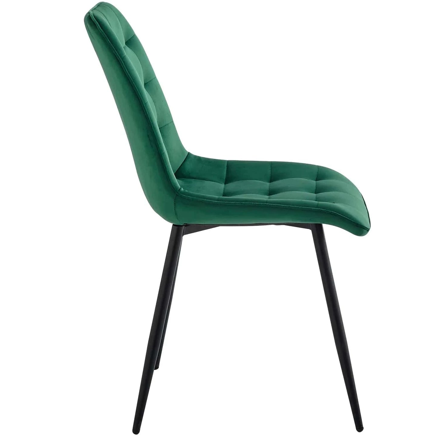 Chaise de réunion en velours | SET DE 4 PIÈCES
