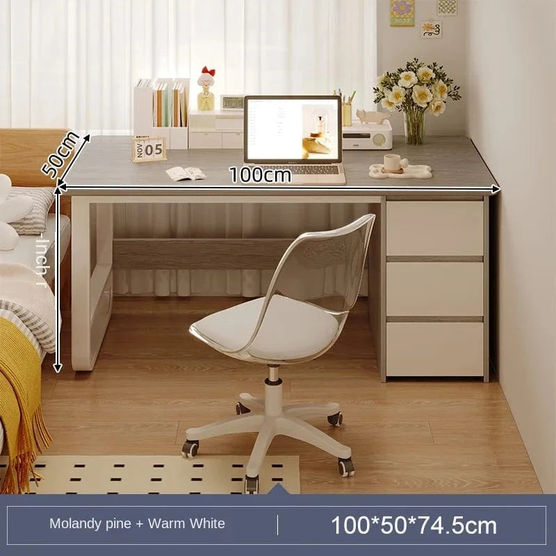 Bureau avec 3 tiroirs
