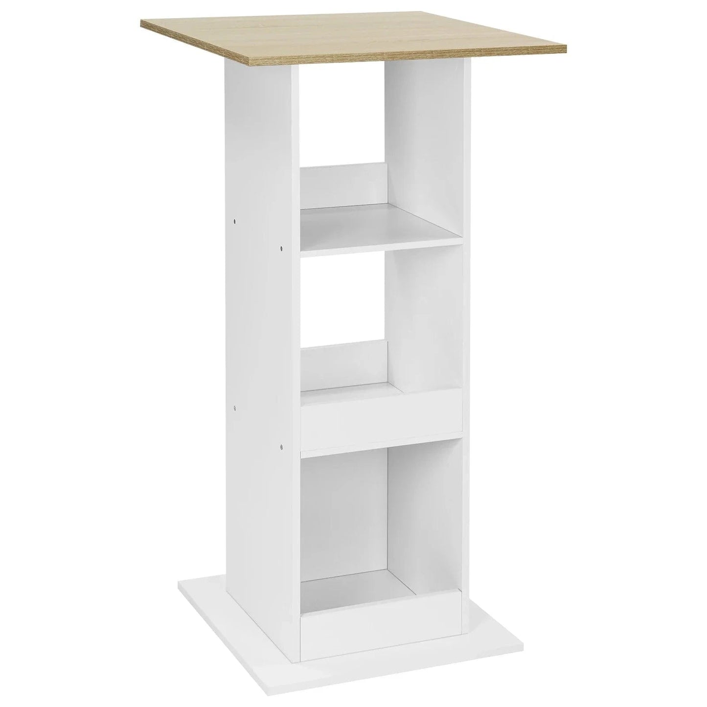 Table de cafétéria haute avec rangement