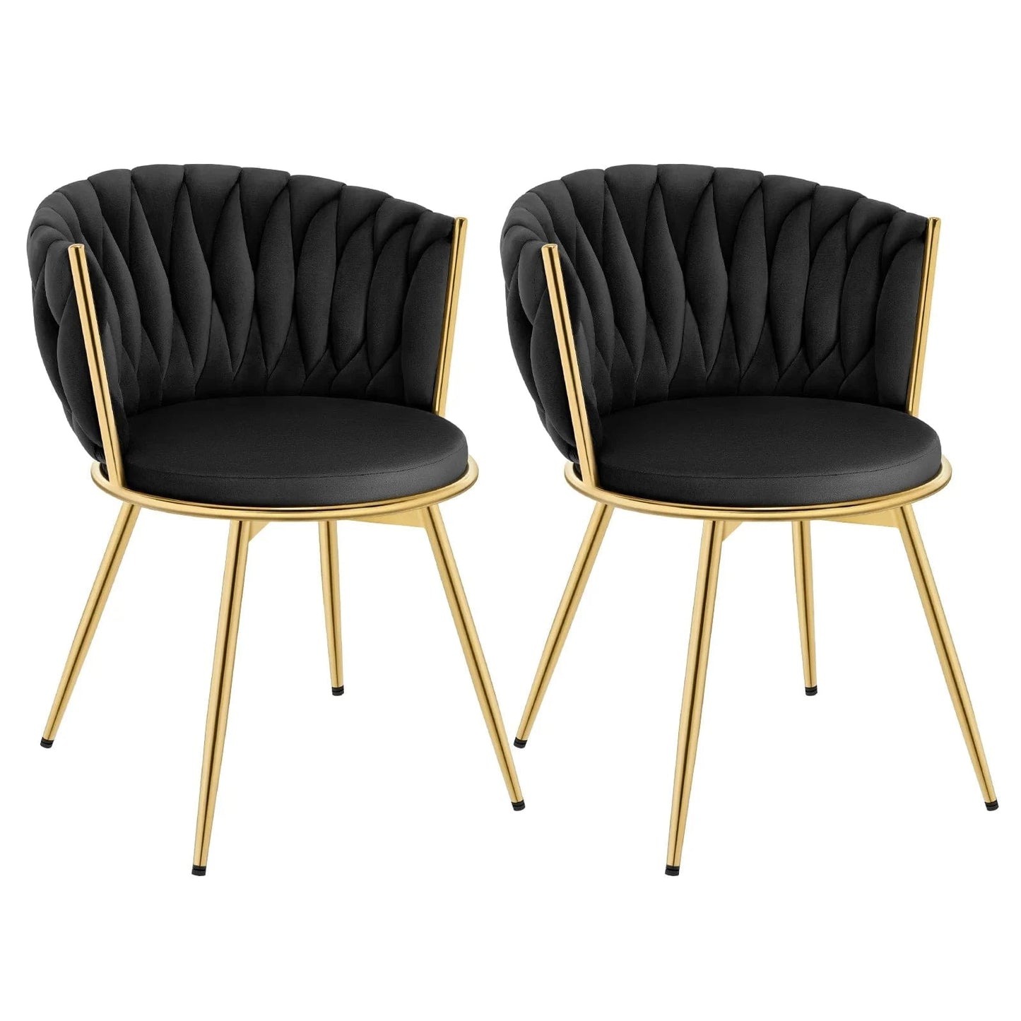 Chaise espace accueil design luxe | SET 2 PIÈCES
