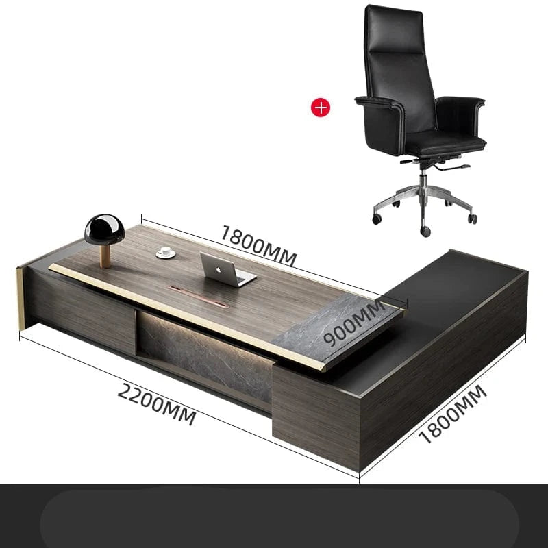 Bureau de direction en bois design moderne