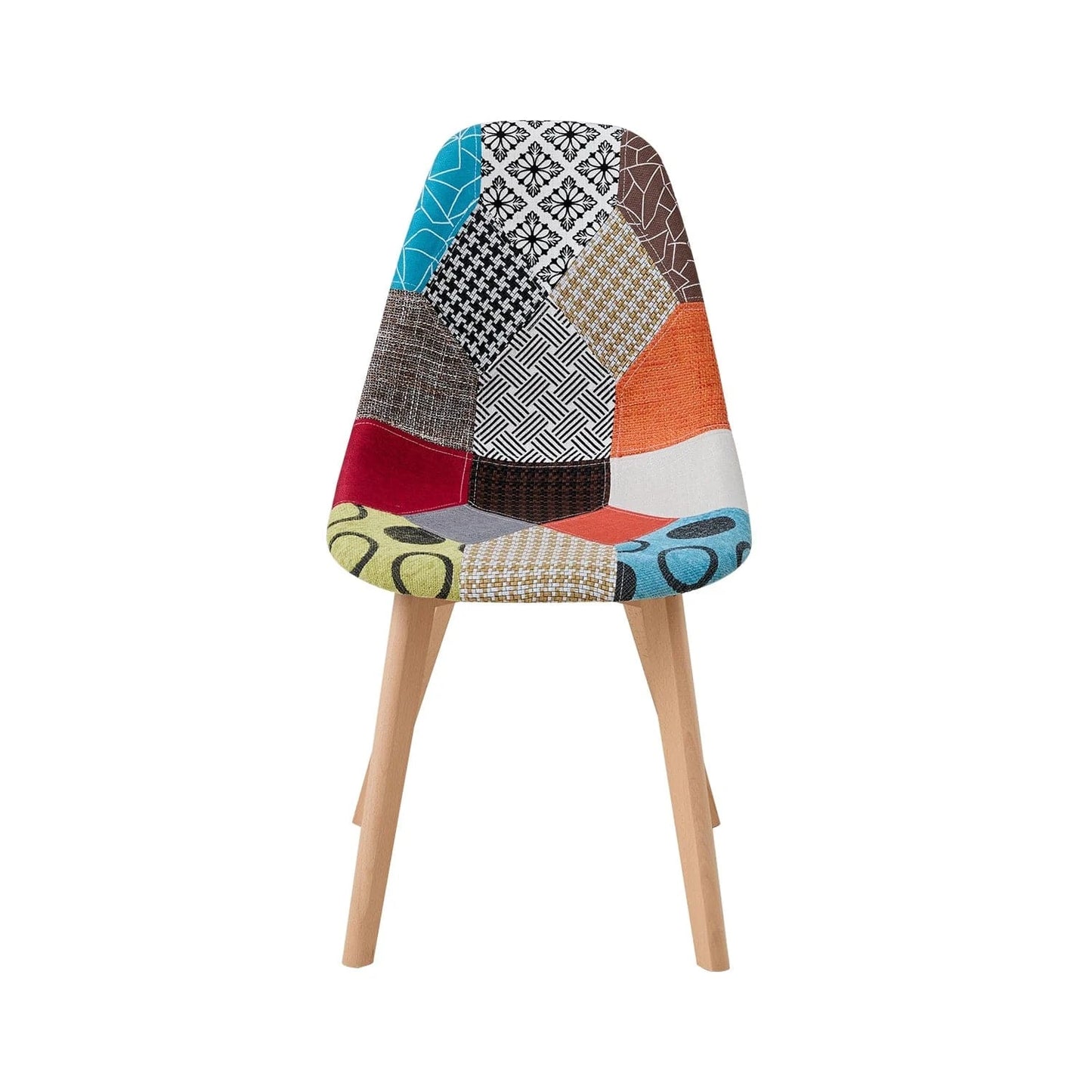 Chaise revêtement en tissu design nordique | SET de 4 chaises
