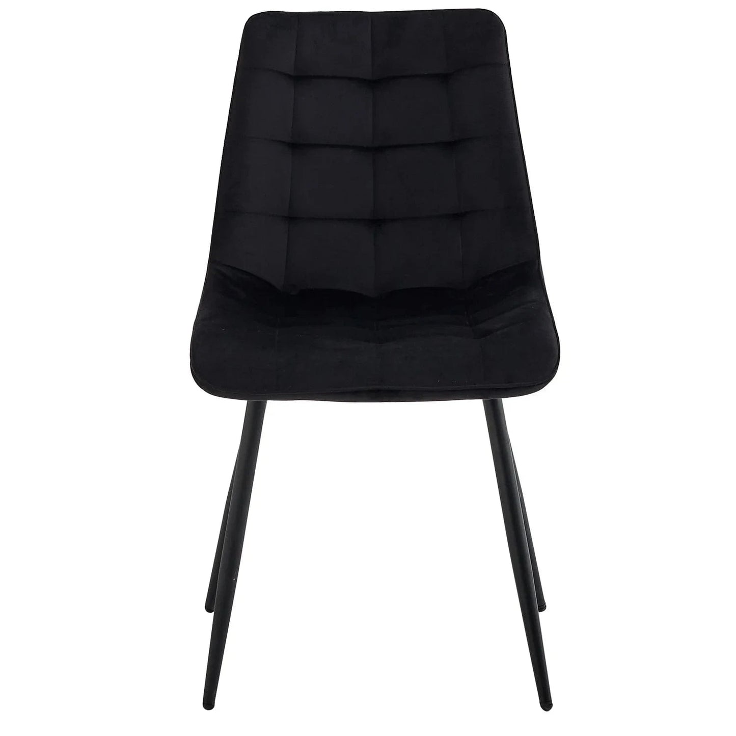 Chaise de réunion en velours | SET DE 4 PIÈCES