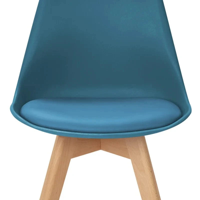 Chaises design nordiques pieds en bois de hêtre | SET de 6 pièces