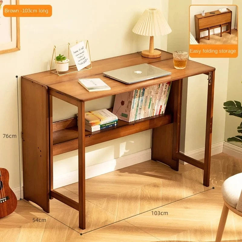 Bureau pliable en bois