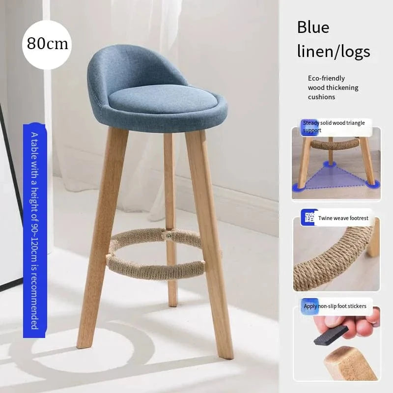 Chaise haute bureau style Scandinave