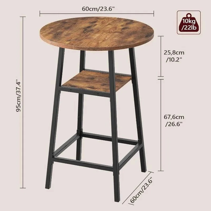 Table haute 2 étages