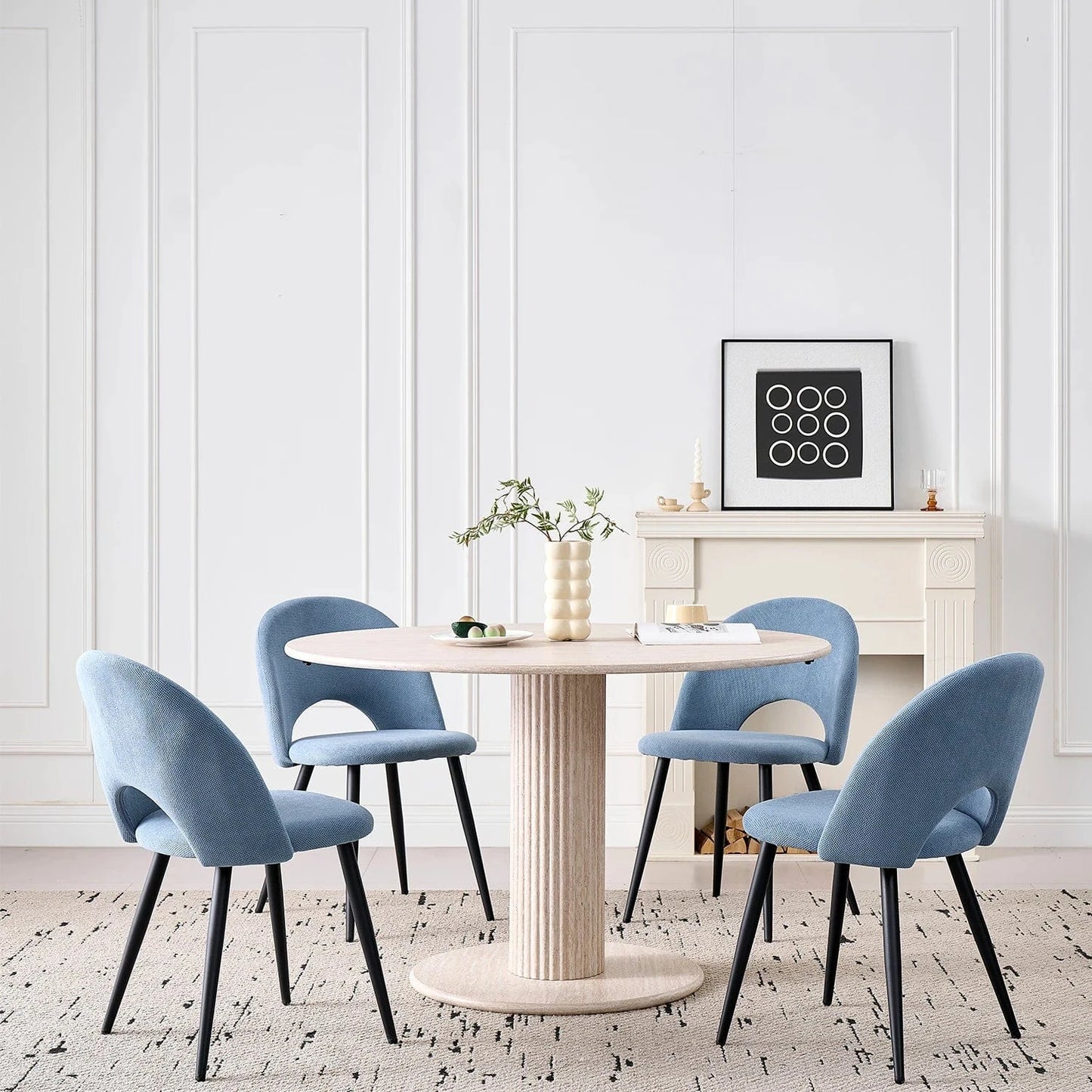 Ensemble de 4 chaises de réunion