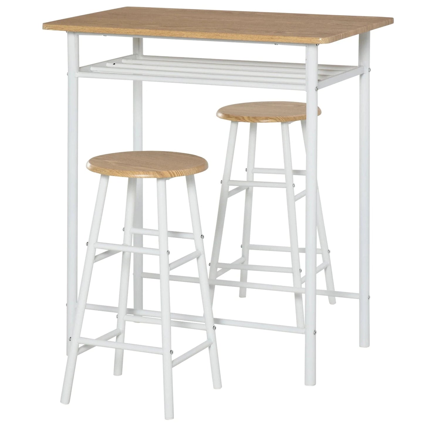 Ensemble table haute de bar et 2 chaises