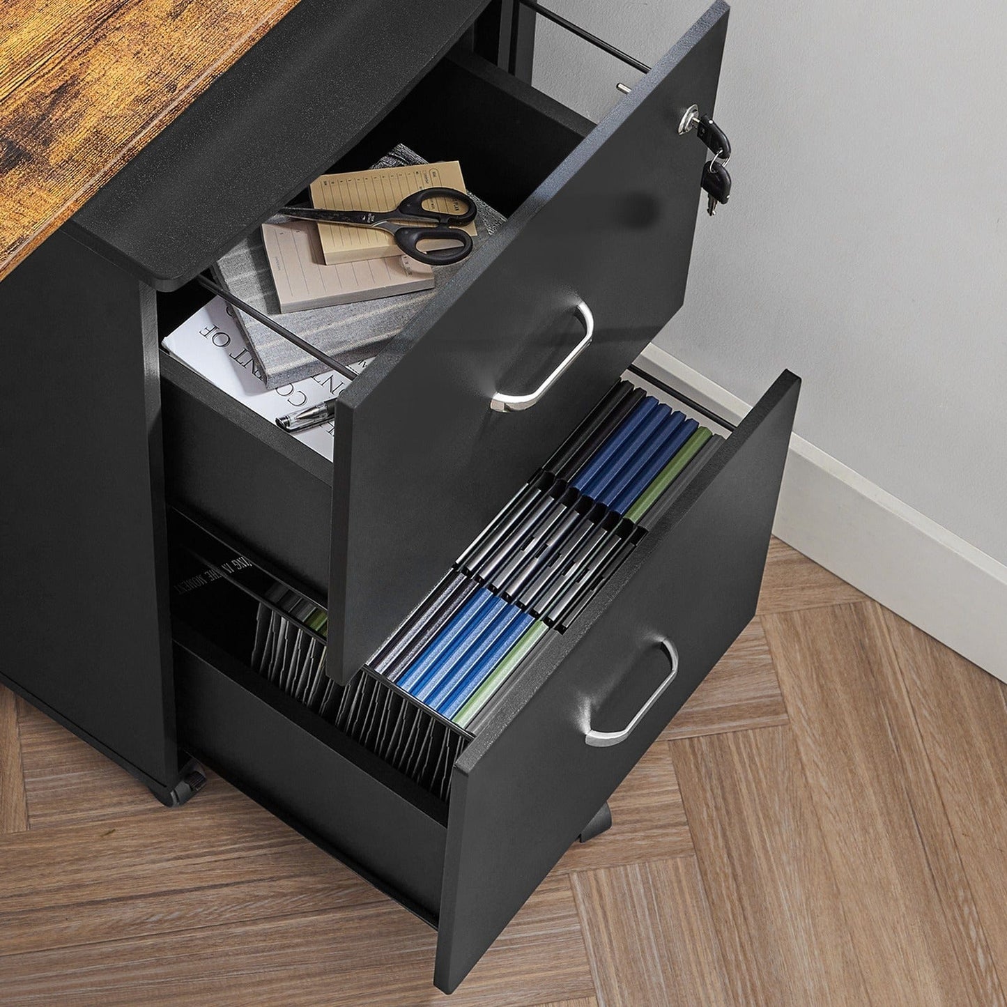 Caisson bureau 2 tiroirs