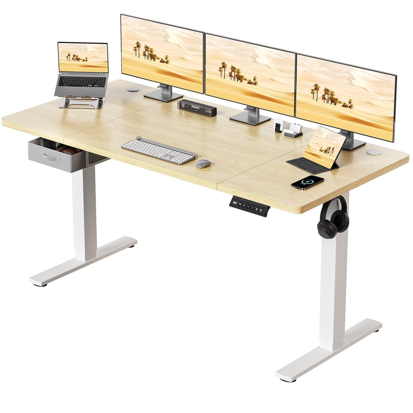 Bureau assis debout 180x80cm