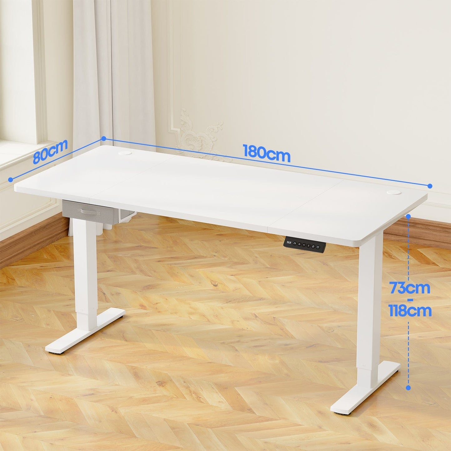 Bureau assis debout 180x80cm