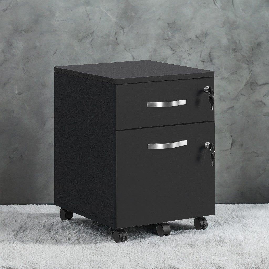 Caisson bureau avec serrure
