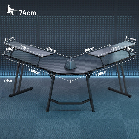 Bureau gamer angle 130 x 130 cm