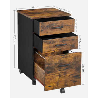 Caisson de bureau en bois