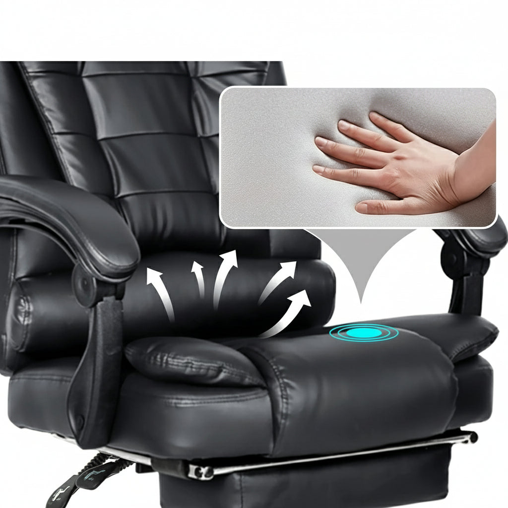 Une assise en mousse à mémoire de forme