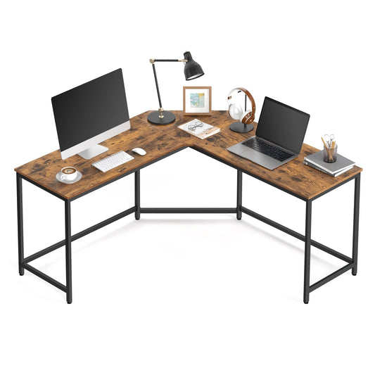 Bureau d'angle style industriel