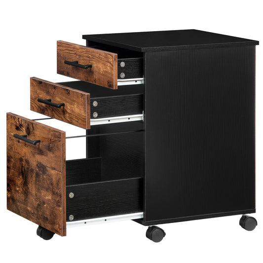 Caisson bureau style industriel