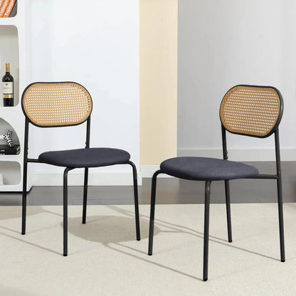 Chaise en rotin cannage | SET de 2 chaises