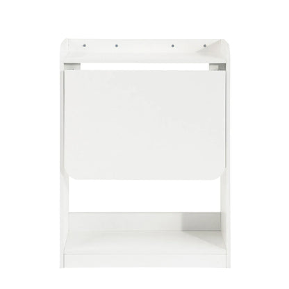 Bureau pliable petit espace avec étagère