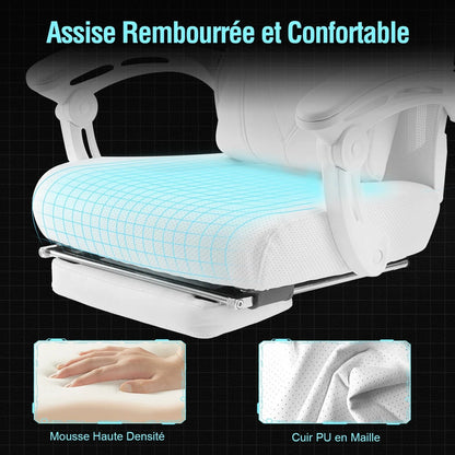 Chaise de bureau ergonomique ajustable