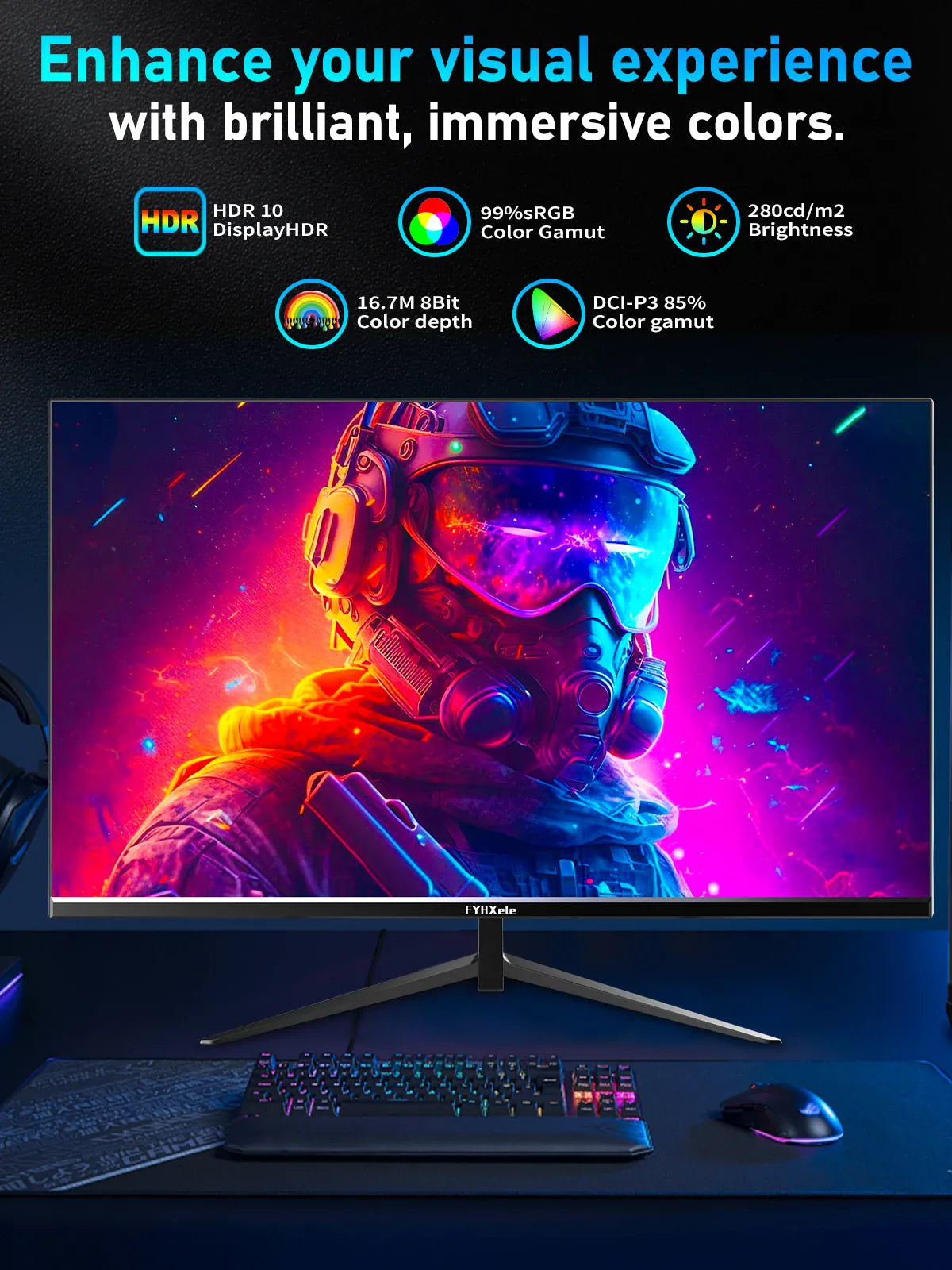Écran PC 24 pouces 180Hz Full HD HDR G-Sync