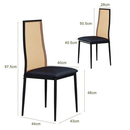 Chaise dossier en cannage | SET de 2 chaises