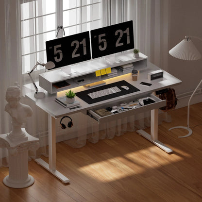 Bureau electrique avec rangement