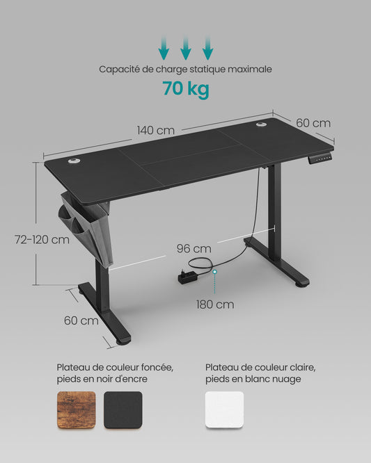 Bureau assis debout bois