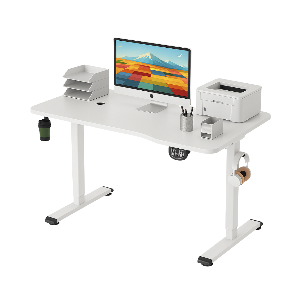 Bureau reglable en hauteur electriquement