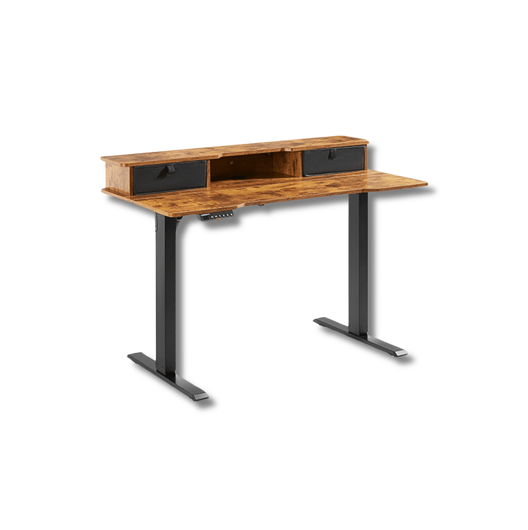 Bureau assis debout avec rangement