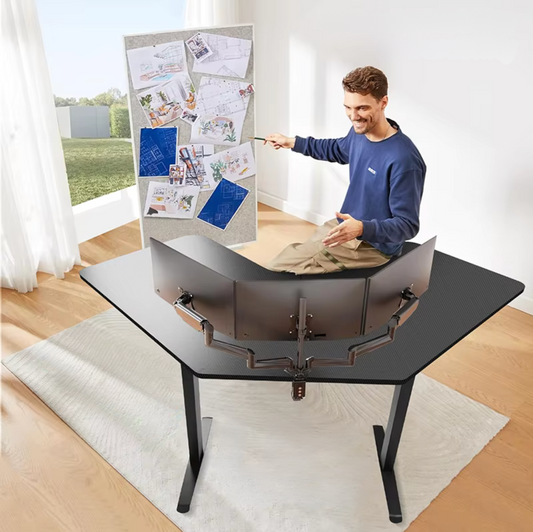 Bureau d'angle électrique