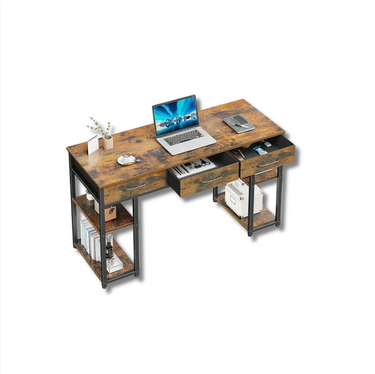 Bureau en bois rustique