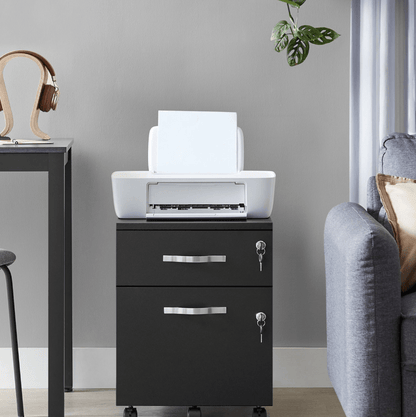 Caisson bureau avec serrure