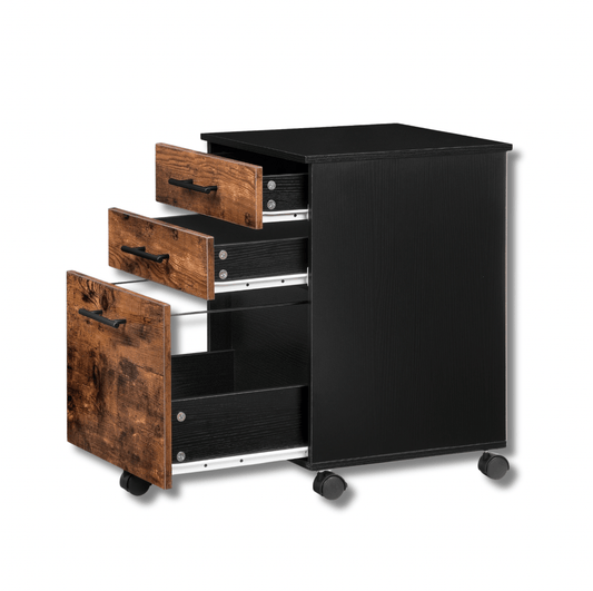 Caisson bureau style industriel