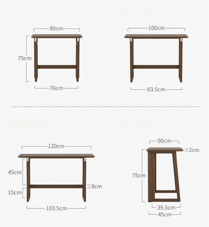 Bureau bois petit espace