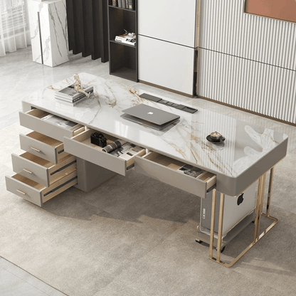 Bureau dessus marbre