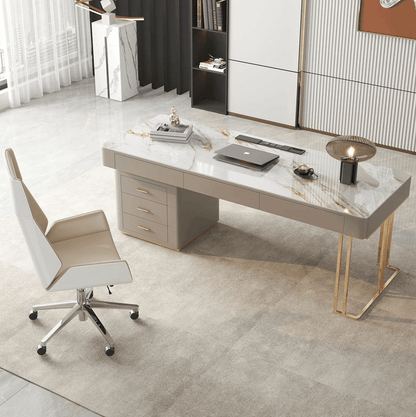 Bureau dessus marbre