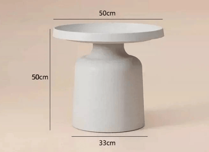 table basse ronde design metal