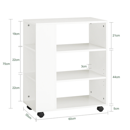 Étagère de rangement à roulette