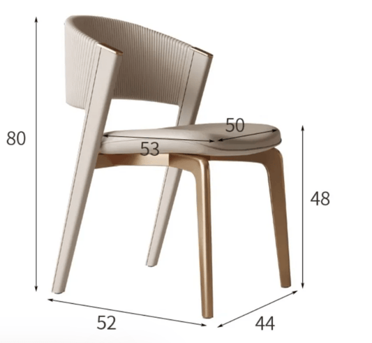 Chaise de réunion cuir véritable